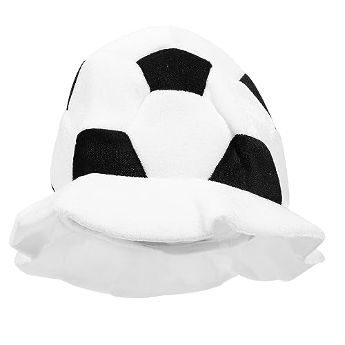 STOBAZA 3st Einkaufswagen Auf Rädern Partyhüte Für Erwachsene Hüte Anziehen Party Jubelnde Fußballmützen Hut Mit Fußballmotiv Gastgeschenke Kind Sport Plüsch Lieferungen von STOBAZA