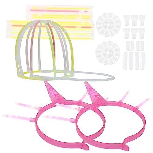 STOBAZA Knicklicht-Hut-Set 4 Sets Zubehör Für Party Partyatmosphäre Sicher Und Wiederverwendbar von STOBAZA