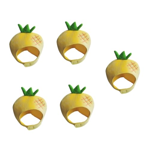 STOBAZA 5 Stk Kopfbedeckung Hüte Partyzubehör für Erwachsene Halloween-Kostüme für Kinder Kamin Tiara Ananas-Kopfschmuck Kopfschmuck in Fruchtform niedlich Hut Japan Damen von STOBAZA