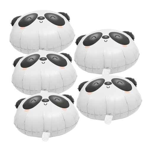 STOBAZA 5 Stück Teiliges Panda Folienballon aus Reißfestem Aluminiumfilm Niedliche Tierform Luftballons für Partydekorationen Drinnen und Draußen für Kindergeburtstag und STOBAZA 5 Stück Teiliges Panda Folienballon aus Reißfestem Aluminiumfilm Niedliche Tierform Luftballons für Partydekorationen Drinnen und Draußen für Kindergeburtstag und von STOBAZA
