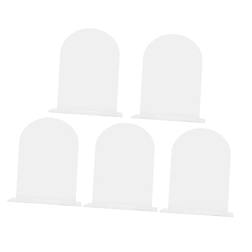 STOBAZA 5 Stück Teiliges Tischkartenhalter für Hochzeiten Transparentes Leeres Schild für Platzkarten Menüs und Dekoration bei Feiern und Veranstaltungen STOBAZA 5 Stück Teiliges Tischkartenhalter für Hochzeiten Transparentes Leeres Schild für Platzkarten Menüs und Dekoration bei Feiern und Veranstaltungen von STOBAZA
