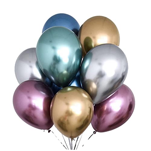 STOBAZA 50 Stück 10 Latexballons Luftballons latex ballons Meerjungfrau Ballon Geburtstagsballon Hochzeitsdekorationen Ornament Partyzubehör Festivalballons runden schmücken Perle von STOBAZA