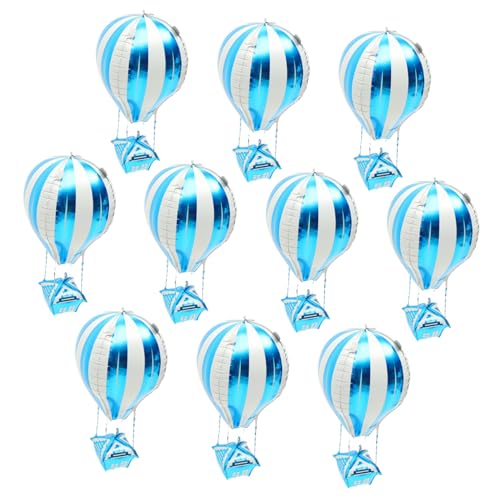 STOBAZA 50 Stück Heißluftballon Heliumballon Basketball-Schlüsselanhänger party mitgebsel kinder kinderparty mitgebsel Hochzeitsdekoration Massenballons dekorativer Luftballon Duschballons von STOBAZA