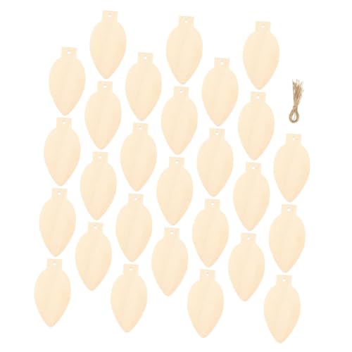 STOBAZA 50 Stück Holzscheiben zum Basteln LED Lampenform Unbehandelt DIY Holzanhänger Weihnachtsbaum Deko Kreative Holzplatten für Individuelle Weihnachtsdeko STOBAZA 50 Stück Holzscheiben zum Basteln LED Lampenform Unbehandelt DIY Holzanhänger Weihnachtsbaum Deko Kreative Holzplatten für Individuelle Weihnachtsdeko von STOBAZA