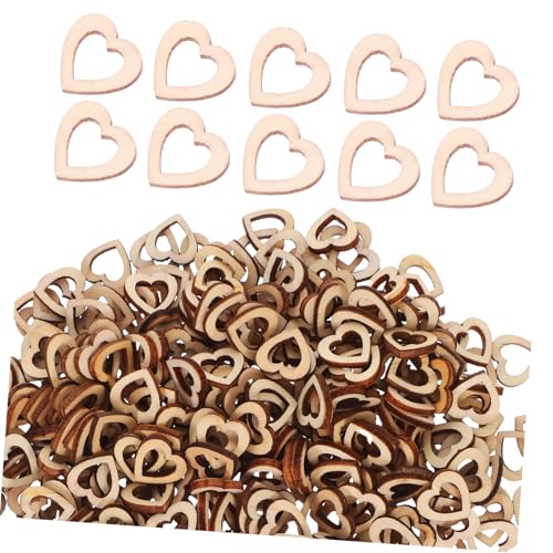 STOBAZA 500 Stück Holzherzen zum Basteln Unvollendete Herzförmige Holzstreuteile DIY Handwerk Deko für Hochzeit Valentinstag Party und Geschenkbox Verzierung STOBAZA 500 Stück Holzherzen zum Basteln Unvollendete Herzförmige Holzstreuteile DIY Handwerk Deko für Hochzeit Valentinstag Party und Geschenkbox Verzierung von STOBAZA