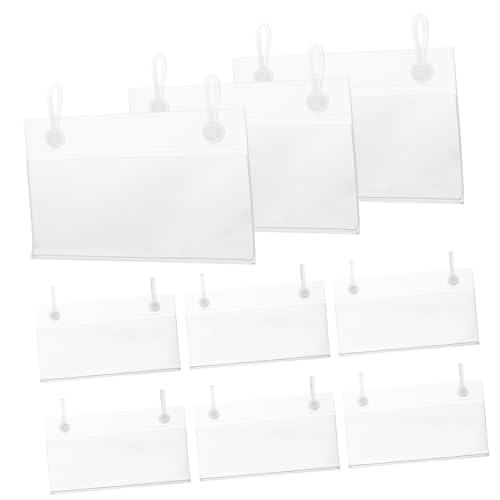 STOBAZA 50Stücke Preisschildhalter für Transparente Etikettenständer mit Doppelclips Vielseitig Einsetzbar für Supermärkte Geschäfte Restaurants Ausstellungen STOBAZA 50Stücke Preisschildhalter für Transparente Etikettenständer mit Doppelclips Vielseitig Einsetzbar für Supermärkte Geschäfte Restaurants Ausstellungen von STOBAZA
