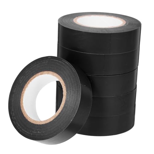 STOBAZA 6 Rollen Teiliges PVC Isolierband Selbstklebend Starkes Elektriker Klebeband für Kabelschutz Reparatur und Elektrische Isolation mit Hoher Haftkraft STOBAZA 6 Rollen Teiliges PVC Isolierband Selbstklebend Starkes Elektriker Klebeband für Kabelschutz Reparatur und Elektrische Isolation mit Hoher Haftkraft von STOBAZA