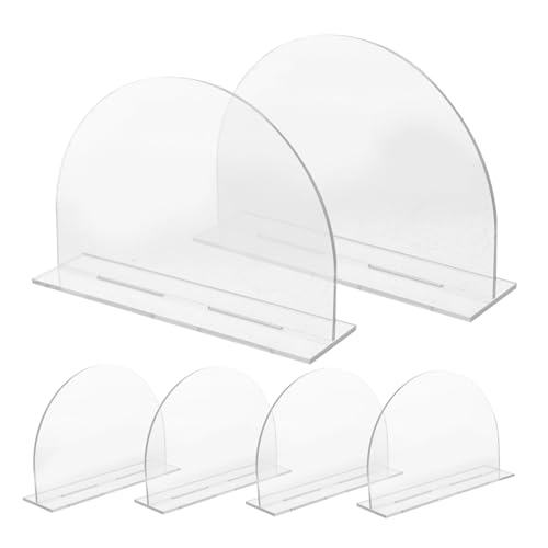 STOBAZA 6 Stück Teiliges Tischschilder für Hochzeiten Wiederverwendbare Platzkarten für Veranstaltungen Diy Tischnummern für Feierlichkeiten und Stabiler Stand und Design von STOBAZA