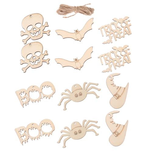 STOBAZA 60 Stück Teiliges Unvollendete Holzscheiben für Halloween Deko DIY Bastelmaterial für Kreative Holzkunst Robuste Wiederverwendbare Holz Ausschnitte zum Bemalen und Gestalten STOBAZA 60 Stück Teiliges Unvollendete Holzscheiben für Halloween Deko DIY Bastelmaterial für Kreative Holzkunst Robuste Wiederverwendbare Holz Ausschnitte zum Bemalen und Gestalten von STOBAZA