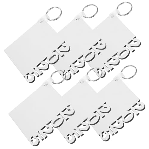 STOBAZA 6Stücke Sublimations Schlüsselanhänger Leere Schlüsselanhänger zum DIY Personalisierbar für Abschlussfeiern Kreative für Absolventen STOBAZA 6Stücke Sublimations Schlüsselanhänger Leere Schlüsselanhänger zum DIY Personalisierbar für Abschlussfeiern Kreative für Absolventen von STOBAZA