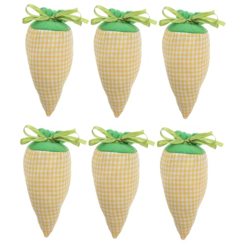 STOBAZA 6pcs Ostern Gegenwärtige Taschen Ostern Karottenbeutel Mit Kordelstring Ostern Goody Bags Beutel Ostern Behandlungen Für Süßigkeiten Schokolade Osterkörbe Egg Hunt Ostern Party von STOBAZA