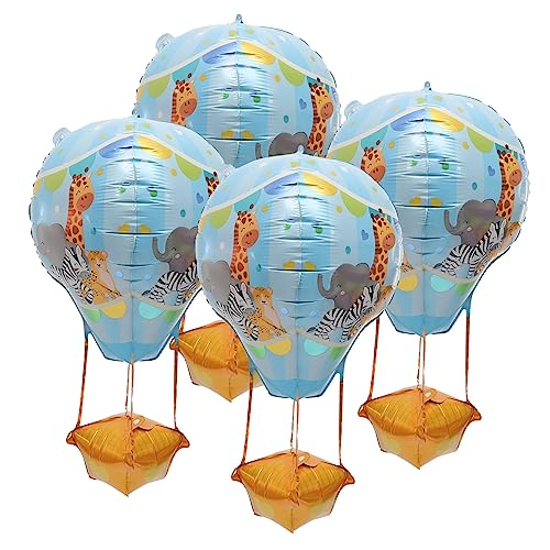 STOBAZA 8 Stk Heißluftballon Luftballons wandverkleidung Dekorationen für Zuhause Hochzeitsdekoration Wohnkultur Geburtstagsballon Festivalballons Aluminiumfolie Drachen Leuchtturm Kind von STOBAZA