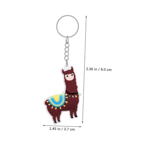 STOBAZA 8 Stück Teiliges Alpaka Schlüsselanhänger Cartoon Anhänger Dekorativ für Mädchen Geburtstags Mitgebsel Taschenanhänger Partygeschenke STOBAZA 8 Stück Teiliges Alpaka Schlüsselanhänger Cartoon Anhänger Dekorativ für Mädchen Geburtstags Mitgebsel Taschenanhänger Partygeschenke von STOBAZA