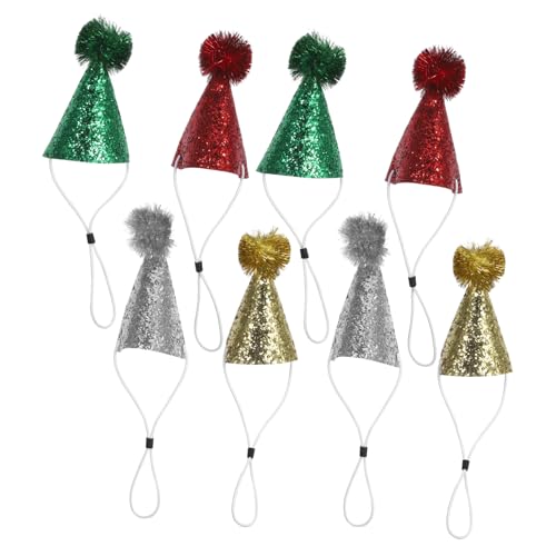 STOBAZA 8 Stück Teiliges Partyhüte mit Glitzer und Bommel Bunte Geburtstagskegelhüte für Erwachsene Leichte Komfortable Partydekoration für Geburtstag Feiertage und Mottopartys STOBAZA 8 Stück Teiliges Partyhüte mit Glitzer und Bommel Bunte Geburtstagskegelhüte für Erwachsene Leichte Komfortable Partydekoration für Geburtstag Feiertage und Mottopartys von STOBAZA