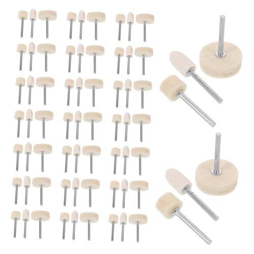 STOBAZA 88 Stück Teiliges Wollfilz Schleifscheiben Set für Bohrmaschine Langlebige Schleifscheiben aus Wolle für Metall Kunststoff Holz für Schmuckherstellung und Präzise STOBAZA 88 Stück Teiliges Wollfilz Schleifscheiben Set für Bohrmaschine Langlebige Schleifscheiben aus Wolle für Metall Kunststoff Holz für Schmuckherstellung und Präzise von STOBAZA