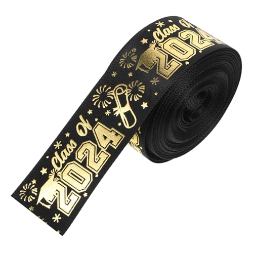 STOBAZA Abschluss Geschenkband Breit Dekoratives Schleifenband für DIY Basteln Partydeko Geschenkverpackung Langlebig Verschleißfest für Frühlings Sommerfeiern STOBAZA Abschluss Geschenkband Breit Dekoratives Schleifenband für DIY Basteln Partydeko Geschenkverpackung Langlebig Verschleißfest für Frühlings Sommerfeiern von STOBAZA