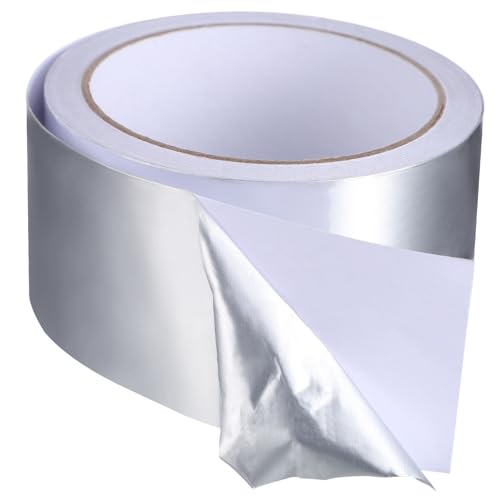 STOBAZA Aluminiumfolie Klebeband Selbstklebend Hitzebeständig Dichtungsband für Isolierung Reparatur und Abdichtung von Rohren und Oberflächen STOBAZA Aluminiumfolie Klebeband Selbstklebend Hitzebeständig Dichtungsband für Isolierung Reparatur und Abdichtung von Rohren und Oberflächen von STOBAZA