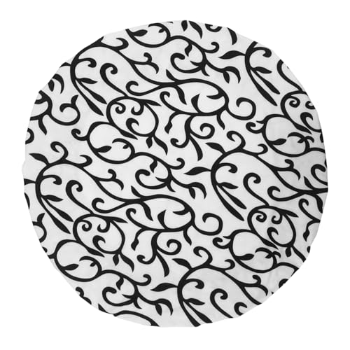STOBAZA Bedruckte Elastische Tischdecke Rund Polyester Stretch für Hotel und Zuhause Wasserabsorbierend Dekorativ Pflegeleicht für Küche Wohnzimmer STOBAZA Bedruckte Elastische Tischdecke Rund Polyester Stretch für Hotel und Zuhause Wasserabsorbierend Dekorativ Pflegeleicht für Küche Wohnzimmer von STOBAZA