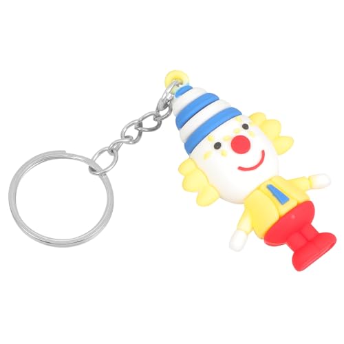 STOBAZA Cartoon Clown Schlüsselanhänger Kleine Tasche Anhänger Leichter Schlüsselring Deko für Geldbeutel Rucksack und STOBAZA Cartoon Clown Schlüsselanhänger Kleine Tasche Anhänger Leichter Schlüsselring Deko für Geldbeutel Rucksack und von STOBAZA
