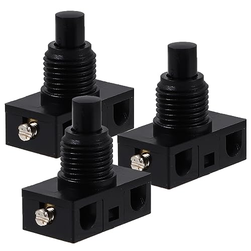 STOBAZA Ersatzfuß 3-teiliger Druckknopf Mit Selbstrückstellung Kompaktes Design Vielseitig Für Verschiedene Elektrogeräte von STOBAZA