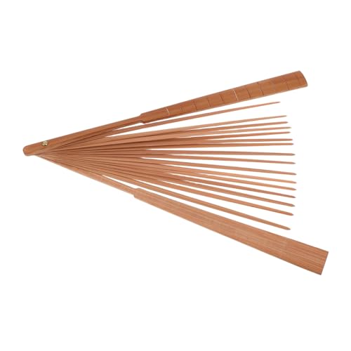 STOBAZA Fächerrahmen Faltbar DIY Fan Stäbe Japanisches Material Vielseitig Leicht Tragbar für Handfächer Geeignet für Kreative Bastelprojekte von STOBAZA