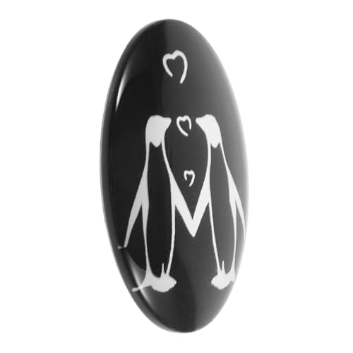STOBAZA Glas-pinguin-umarmung Deko aus Stabilem Glas und Papier Kleine Pinguin-kieselstein-figur als Symbol für Liebe und Positivität als Geschenk zum Valentinstag Wohnraumdekoration STOBAZA Glas-pinguin-umarmung Deko aus Stabilem Glas und Papier Kleine Pinguin-kieselstein-figur als Symbol für Liebe und Positivität als Geschenk zum Valentinstag Wohnraumdekoration von STOBAZA
