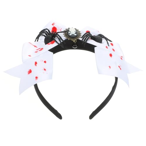 STOBAZA Halloween Haarband Schädel mit Spinne Leichtes Bequemes Party Haarreif Damen Kreatives Cosplay Accessoire für Fotos Karneval und Festlichkeiten STOBAZA Halloween Haarband Schädel mit Spinne Leichtes Bequemes Party Haarreif Damen Kreatives Cosplay Accessoire für Fotos Karneval und Festlichkeiten von STOBAZA