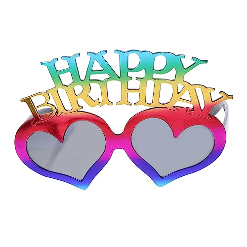 STOBAZA Herz Sonnenbrille für Geburtstagsfeiern Kreative Partybrille aus Hochwertigem Pc Material Bequem für Erwachsene für Foto Requisiten und Festliche Anlässe STOBAZA Herz Sonnenbrille für Geburtstagsfeiern Kreative Partybrille aus Hochwertigem Pc Material Bequem für Erwachsene für Foto Requisiten und Festliche Anlässe von STOBAZA