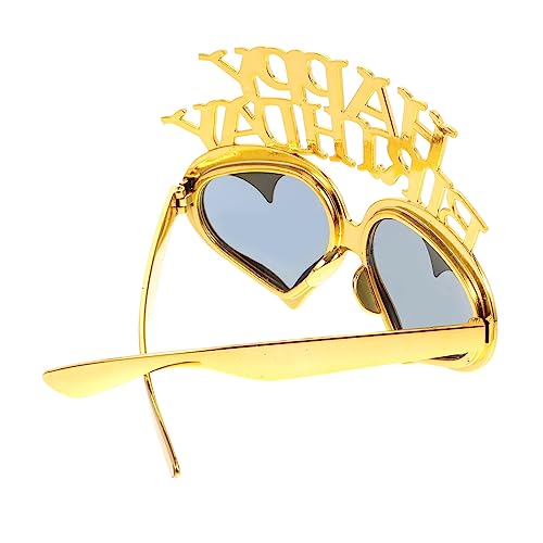 STOBAZA Herzförmige Geburtstag Brille Lustige Partybrille für Foto Requisiten aus Leichtem Pc Material für Geburtstagsfeiern Dekorative Accessoires mit Happy Birthday Schriftzug STOBAZA Herzförmige Geburtstag Brille Lustige Partybrille für Foto Requisiten aus Leichtem Pc Material für Geburtstagsfeiern Dekorative Accessoires mit Happy Birthday Schriftzug von STOBAZA