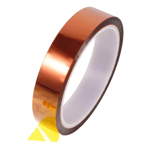 STOBAZA Hochtemperaturbeständiges Polyimid isolierband Hitzebeständiges Verschleißfestes Klebeband für Elektrotechnik Korrosionsschutz Langlebig und Selbstklebend STOBAZA Hochtemperaturbeständiges Polyimid isolierband Hitzebeständiges Verschleißfestes Klebeband für Elektrotechnik Korrosionsschutz Langlebig und Selbstklebend von STOBAZA