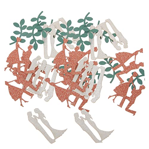 STOBAZA Hochzeit Tischkonfetti Dekoratives Papier Konfetti für Hochzeitsfeiern Jubiläen und Partys Vielseitig Einsetzbar für Diy und Tischdekoration STOBAZA Hochzeit Tischkonfetti Dekoratives Papier Konfetti für Hochzeitsfeiern Jubiläen und Partys Vielseitig Einsetzbar für Diy und Tischdekoration von STOBAZA