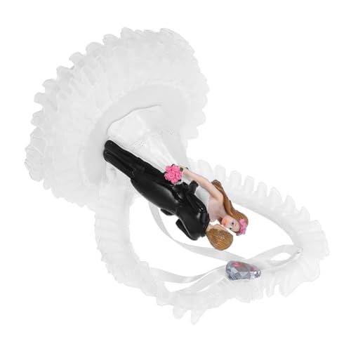 STOBAZA Hochzeitsdeko Figur Brautpaar aus Resin Romantischer Tortendekor für Hochzeiten Verlobungen und Feierlichkeiten Tischdeko oder Cake Topper Kompakt und Langlebig Jede Feierlichkeit STOBAZA Hochzeitsdeko Figur Brautpaar aus Resin Romantischer Tortendekor für Hochzeiten Verlobungen und Feierlichkeiten Tischdeko oder Cake Topper Kompakt und Langlebig Jede Feierlichkeit von STOBAZA