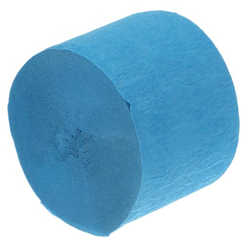 STOBAZA Krepppapier Party Deko Delikate Papier Luftschlangen in Pfauenblau Vielseitige Geburtstags und Hochzeitsdekoration Papiergirlande für Feierlichkeiten und Events von STOBAZA