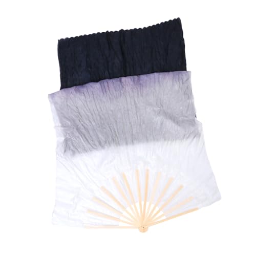 STOBAZA Langer Fächerschleier Bauchtanz Fan aus Seidigem Stoff Verlängerter Tanzfächer mit Elegantem Farbverlauf Dunkel Faltbarer Seidenfächer für Frauen und Erwachsene STOBAZA Langer Fächerschleier Bauchtanz Fan aus Seidigem Stoff Verlängerter Tanzfächer mit Elegantem Farbverlauf Dunkel Faltbarer Seidenfächer für Frauen und Erwachsene von STOBAZA