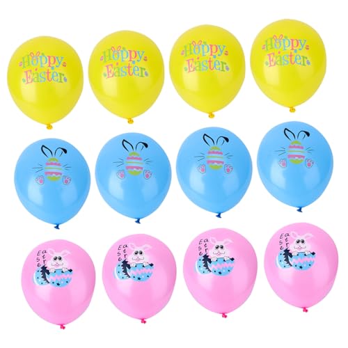 STOBAZA Latexballons Mit Cartoon Druck Bunte Party Dekoration Für Das Osterfest Und Jeweils Ideal Für Festlichkeiten Und Feiern STOBAZA Latexballons Mit Cartoon Druck Bunte Party Dekoration Für Das Osterfest Und Jeweils Ideal Für Festlichkeiten Und Feiern von STOBAZA