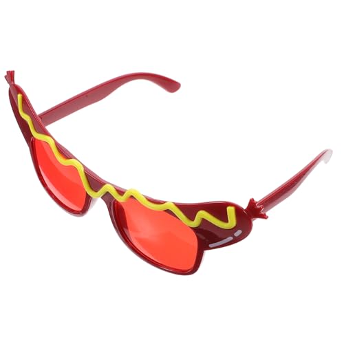 STOBAZA Lustige Hot Dog Form Partybrille Einzigartige Accessoires für Erwachsene Themenfeiern und Veranstaltungen für Altersgruppen STOBAZA Lustige Hot Dog Form Partybrille Einzigartige Accessoires für Erwachsene Themenfeiern und Veranstaltungen für Altersgruppen von STOBAZA