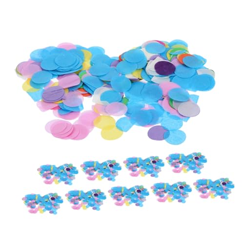 STOBAZA 10taschen Seidenpapier Konfetti Runde Tischdekor Papierschmuck Für Hochzeit Geburtstag Party Supplies Tischkonfetti Ballonfüller Seidenpapierkonfetti Kreise von STOBAZA