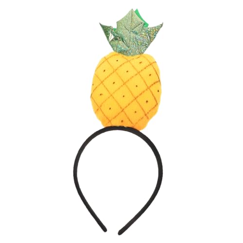 STOBAZA Party-Ananas-Stirnband Luau-Party-Headbopper tropisches Ananas-Stirnband plastiktisch plastic Haarband Make-up-Stirnband hawaiianisches Party-Haar-Accessoire Cosplay-Stirnbänder von STOBAZA