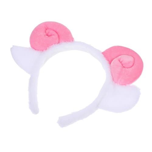 STOBAZA Plüsch Schafhörner Haarreif Elastisches Tierkostüm Zubehör für Cosplay und Halloween Partys Weiches und Design für Erwachsene und Vielseitiger Kopfschmuck STOBAZA Plüsch Schafhörner Haarreif Elastisches Tierkostüm Zubehör für Cosplay und Halloween Partys Weiches und Design für Erwachsene und Vielseitiger Kopfschmuck von STOBAZA