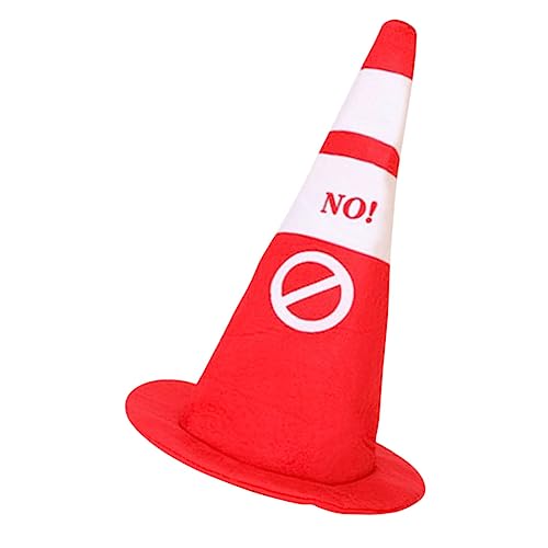 STOBAZA Plüsch Verkehrsleitkegel Mütze Lustiger Partyhut Karneval Foto Requisite Weicher Kostümhut für Erwachsene STOBAZA Plüsch Verkehrsleitkegel Mütze Lustiger Partyhut Karneval Foto Requisite Weicher Kostümhut für Erwachsene von STOBAZA