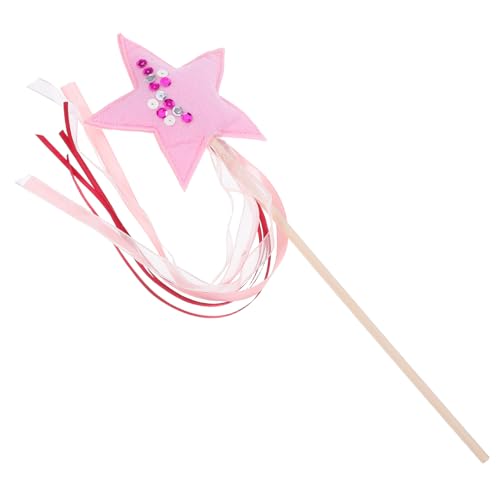 STOBAZA Prinzessin Zauberstab Für Tanzbänder Geburtstagsfeier Foto Requisiten Und Party Streamers Feenstab Für Mädchen Handheld Ribbon Stick Party Foto Requisite von STOBAZA