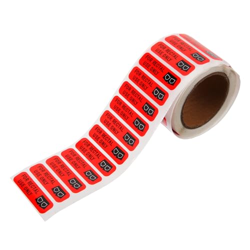 STOBAZA Rectal Use Only Aufkleber Lustige Wasserfeste Sticker Für Halloween Roll Kreative Party Scherzaufkleber Für Erwachsene von STOBAZA