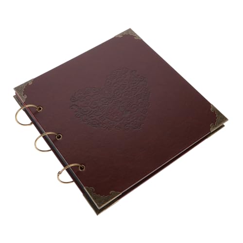 STOBAZA Retro PU Scrapbook Album mit Losem Vielseitiges DIY Fotoalbum für Hochzeiten Babygeschenke Reiseerinnerungen Großes Fassungsvermögen Eleganter Familien Fotoalbumhalter STOBAZA Retro PU Scrapbook Album mit Losem Vielseitiges DIY Fotoalbum für Hochzeiten Babygeschenke Reiseerinnerungen Großes Fassungsvermögen Eleganter Familien Fotoalbumhalter von STOBAZA