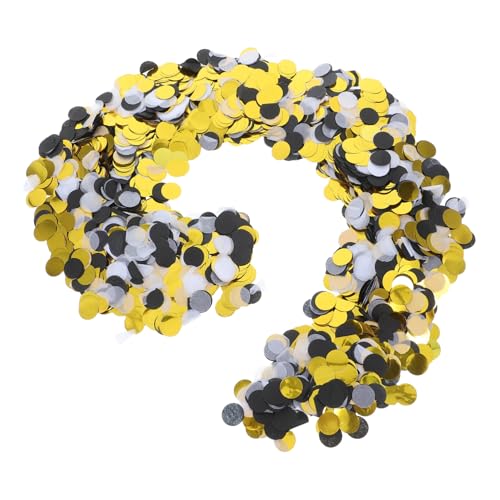 STOBAZA Runde Metallic Konfetti für Hochzeiten und Partys Papierkonfetti Füllen von Luftballons für Tischdekorationen Vielseitige Deko für von STOBAZA