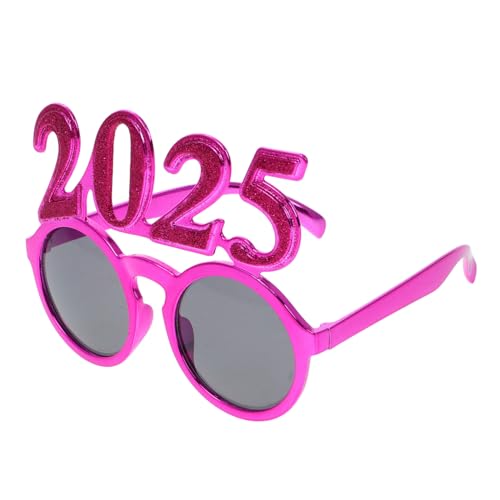 STOBAZA Silvester Brillen Lustige Partydekoration mit Einzigartigem Zahlen Design Leicht und Auffällig für Neujahrsfeiern und Foto Requisiten für Cosplay und Partys von STOBAZA