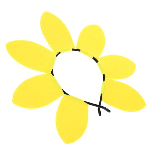 STOBAZA Sonnenblumen Haarreif für Damen Süßes Party Stirnband für Geburtstagsfeiern Hochzeiten und Fotoshootings Zartes Haaraccessoire mit Strahlendem Design für Kreative von STOBAZA