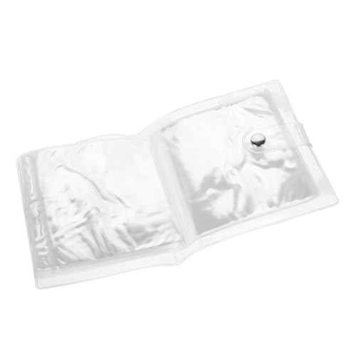 STOBAZA Transparentes Mini Fotoalbum mit Losem Seitiges Sammelalbum Klare Hüllen für Postkarten und Fotos Vielseitiges Aufbewahrungsbuch für Kunstwerke und Dokumente von STOBAZA