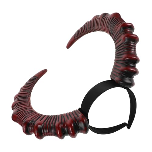 STOBAZA Unisex Teufelshorn Haarreif Halloween Kopfschmuck Leichtes Cosplay Zubehör für Erwachsene und Party Geburtstagsfeier Kostüm Festtagsdekoration von STOBAZA