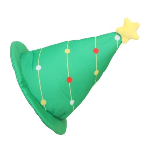 STOBAZA Weihnachtsbaum Hut Plüsch Leicht Kostüm Accessoire Damen Weihnachtsfeier Karneval Foto Requisite Festliche Kopfbedeckung von STOBAZA