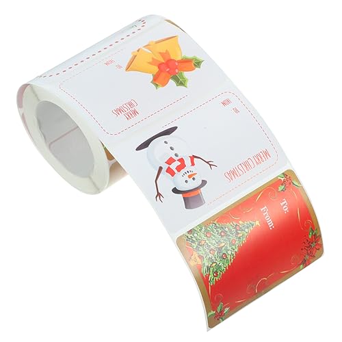 STOBOK 1 Rollbox Weihnachtsdekorationsaufkleber Weihnachtsgeschenke-etiketten Weihnachtsetikettenaufkleber Weihnachts-siegelaufkleber Weihnachts-siegeletiketten Umschläge Zubehör Runden STOBOK 1 Rollbox Weihnachtsdekorationsaufkleber Weihnachtsgeschenke-etiketten Weihnachtsetikettenaufkleber Weihnachts-siegelaufkleber Weihnachts-siegeletiketten Umschläge Zubehör Runden von STOBOK